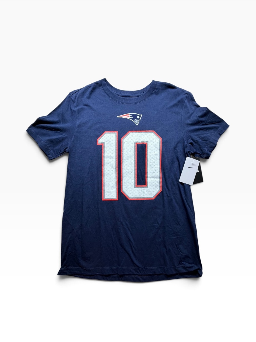 Nike New England Patriots Mac Jones #10 Tee Navy NWT Men’s M NFL